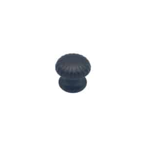 Bouton tirant de porte fixe Ø60 mm en aluminium  Marron foncé - breveté