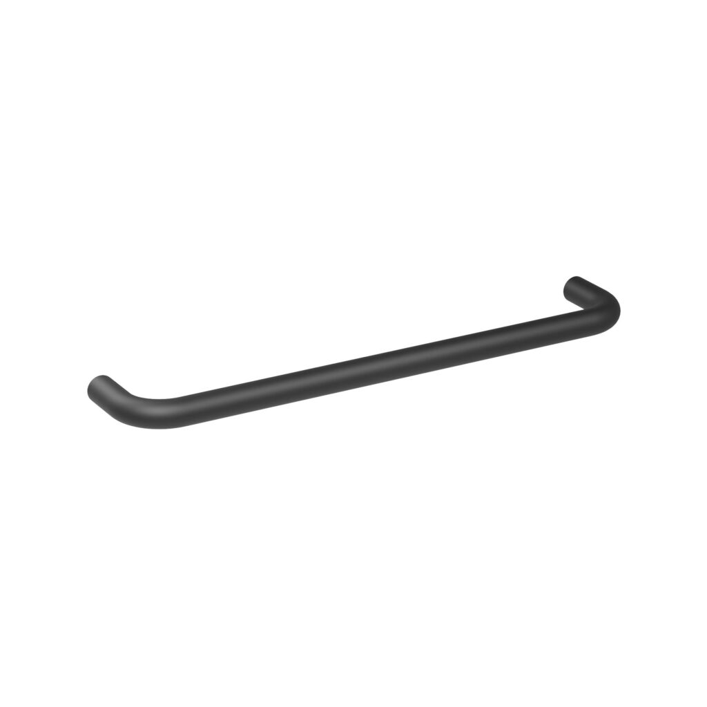 Poignée pour meubles en Acier inox Entraxe 192mm Vernis noir mat - Acier inoxydable