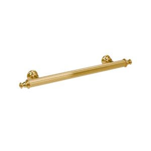 Poignée pour meubles en zamac Entraxe 160mm Gold plate – Jaune / doré, Zamak