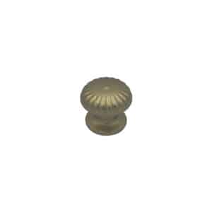 Bouton tirant de porte fixe Ø60 mm en aluminium Bronze poli - breveté - lot de 6 Bouton - Orange / cuivré