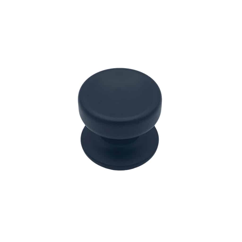 Bouton tirant de porte fixe Ø70 mm en aluminium Noir - breveté - lot de 6 Bouton