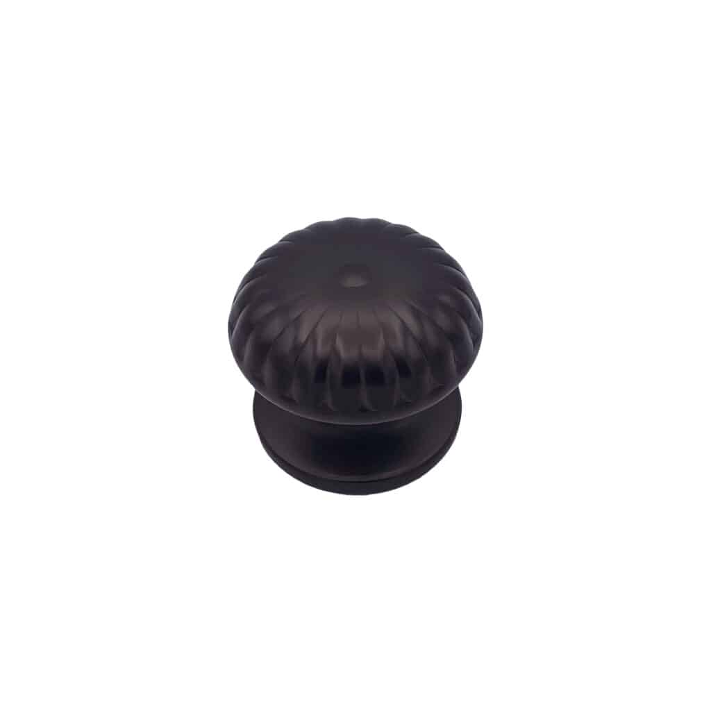 Bouton tirant de porte fixe Ø70 mm en aluminium  Marron foncé - breveté
