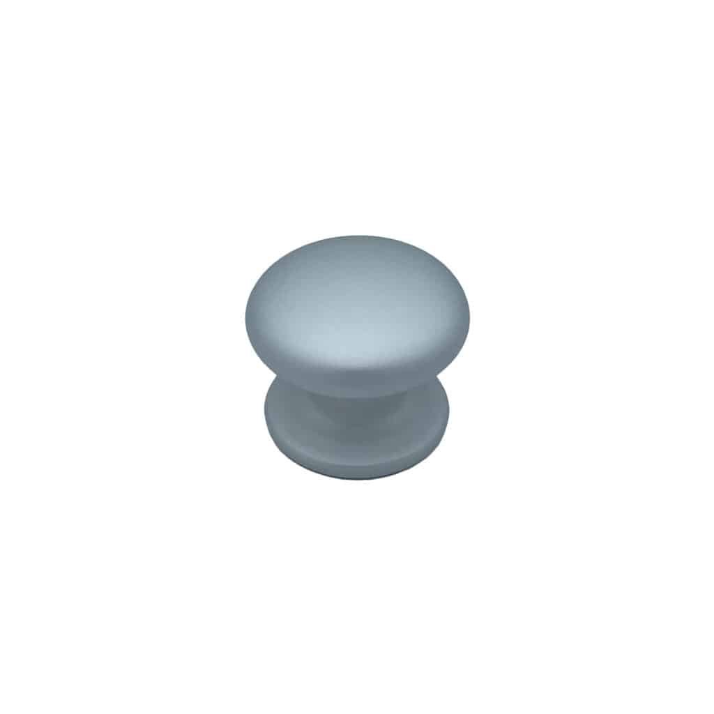 Bouton tirant de porte fixe Ø70 mm en aluminium Gris argent - breveté - lot de 6 Bouton - Gris / argent