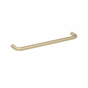 Poignée pour meubles en Acier inox Entraxe 192mm finition laiton galver – Jaune / doré, Acier inoxydable