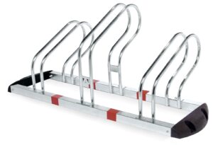 Râtelier porte velos *premium*3 places 1 Haut et 2 Bas, Lot de 18 - Gris / argent, Acier / acier galvanisé