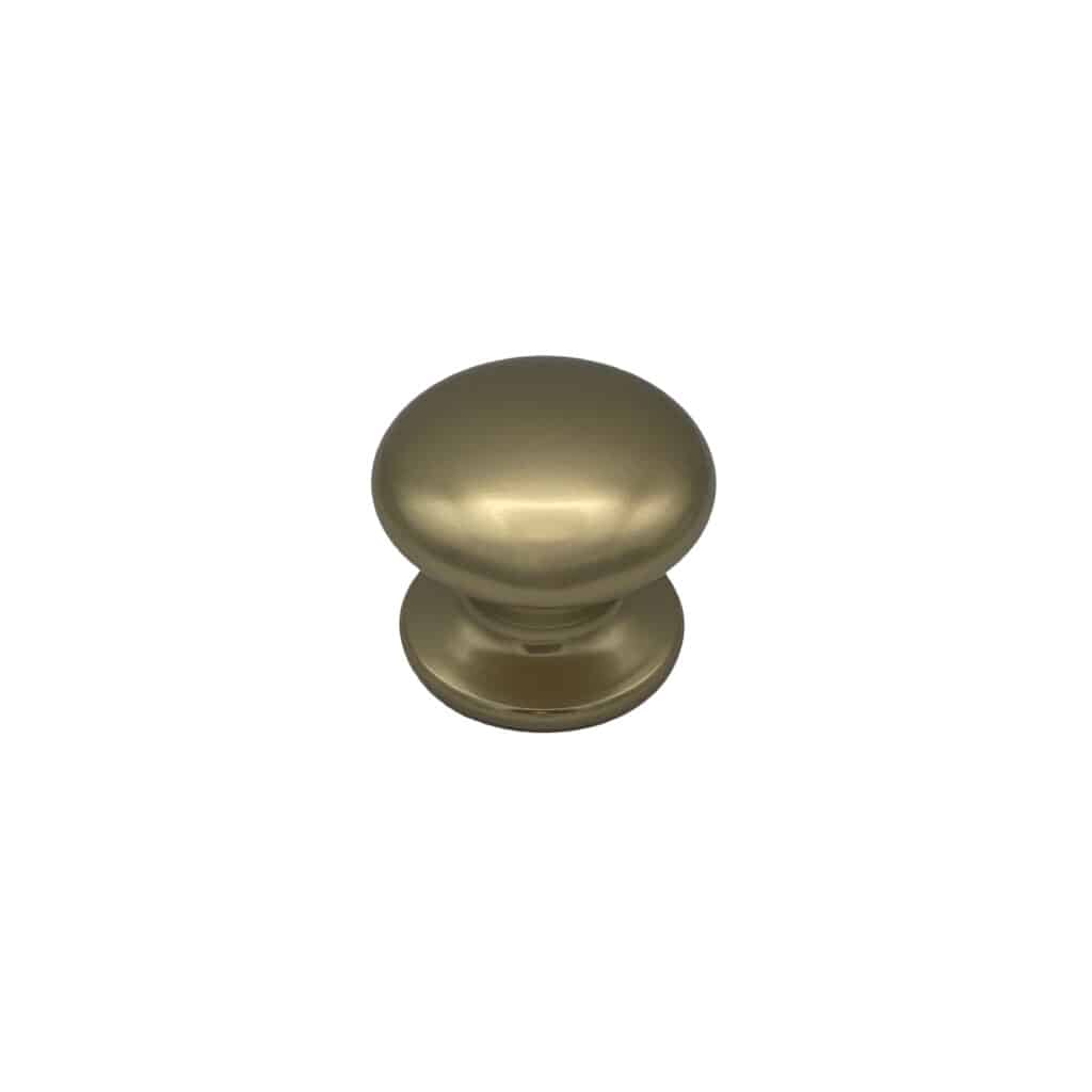 Bouton tirant de porte fixe Ø70 mm en aluminium Bronze poli - breveté - Orange / cuivré