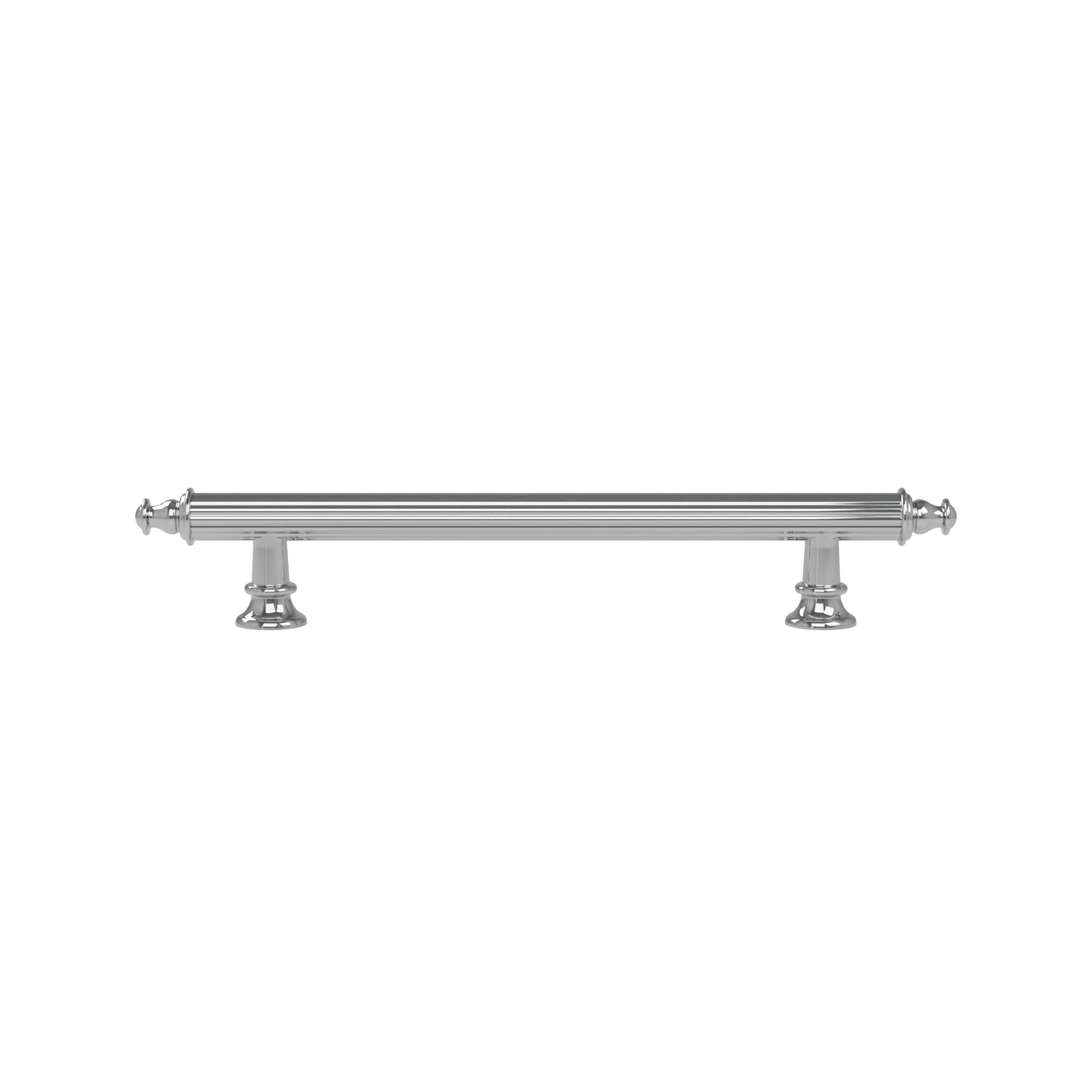 Poignée pour meubles en zamac Entraxe 160mm Polish chrome - Gris / argent, Zamak - imagine 3