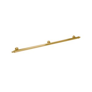 Poignée pour meubles en zamac Entraxe 448mm Gold plate – Jaune / doré, Zamak