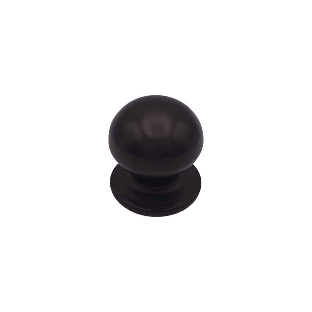 Bouton tirant de porte fixe Ø70 mm en aluminium Marron foncé - breveté - lot de 6 Bouton