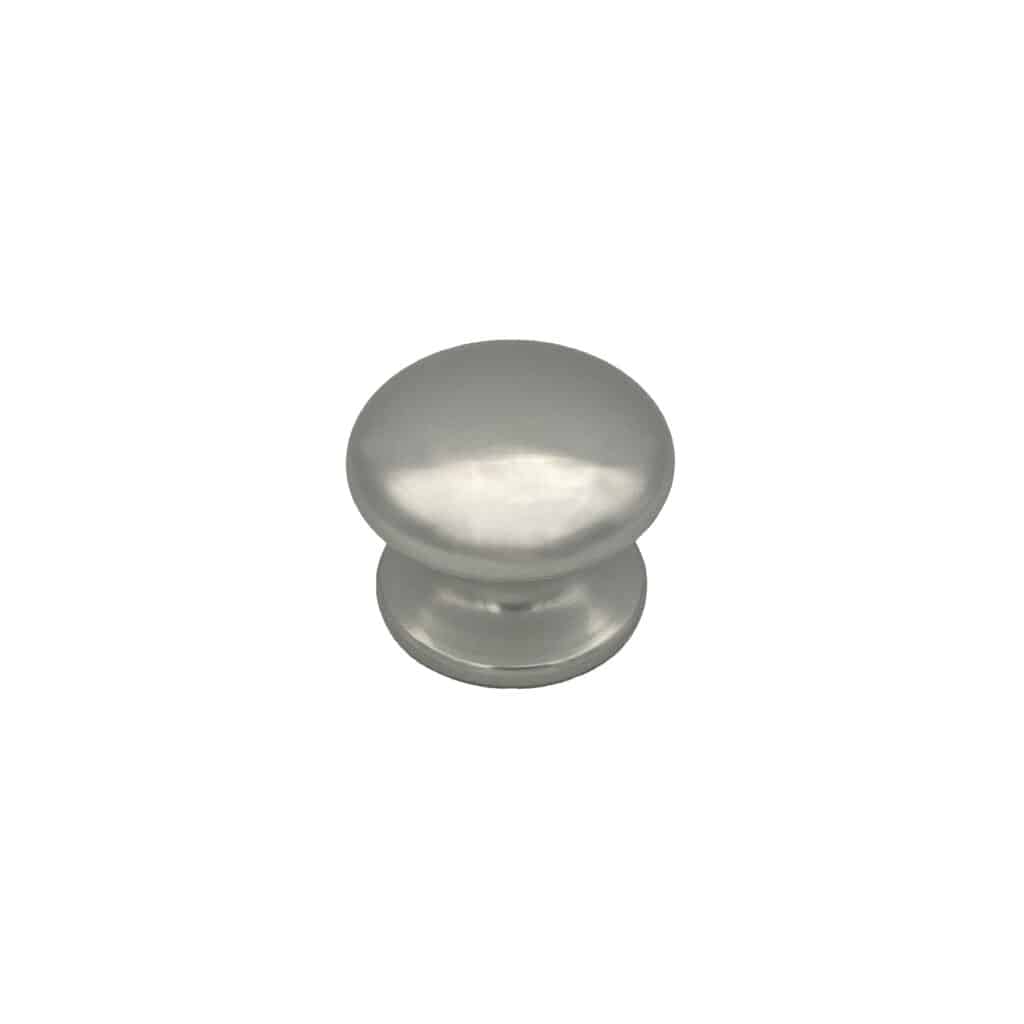 Bouton tirant de porte fixe Ø70 mm en aluminium Argent poli - breveté - lot de 6 Bouton - Gris / argent