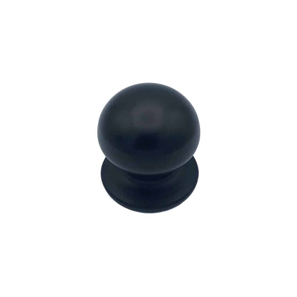 Bouton tirant de porte fixe Ø70 mm en aluminium Noir - breveté - lot de 6 Bouton