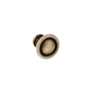 Bouton pour meuble Diamètre 25mm en zamac Antique florence Lot de 25 – Marron, Zamak