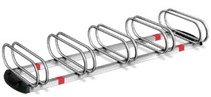 Râtelier porte vélos *premium*  5 places parallèles, Lot de 12 pièces. - Gris / argent, Acier