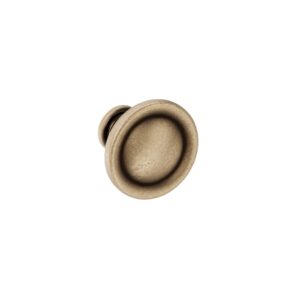 Bouton pour meuble Diamètre 31mm en zamac Antique florence Lot de 25 – Marron, Zamak