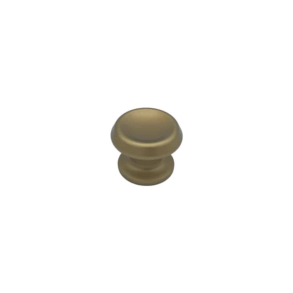 Bouton tirant de porte fixe Ø60 mm en aluminium Bronze satiné - breveté - Orange / cuivré