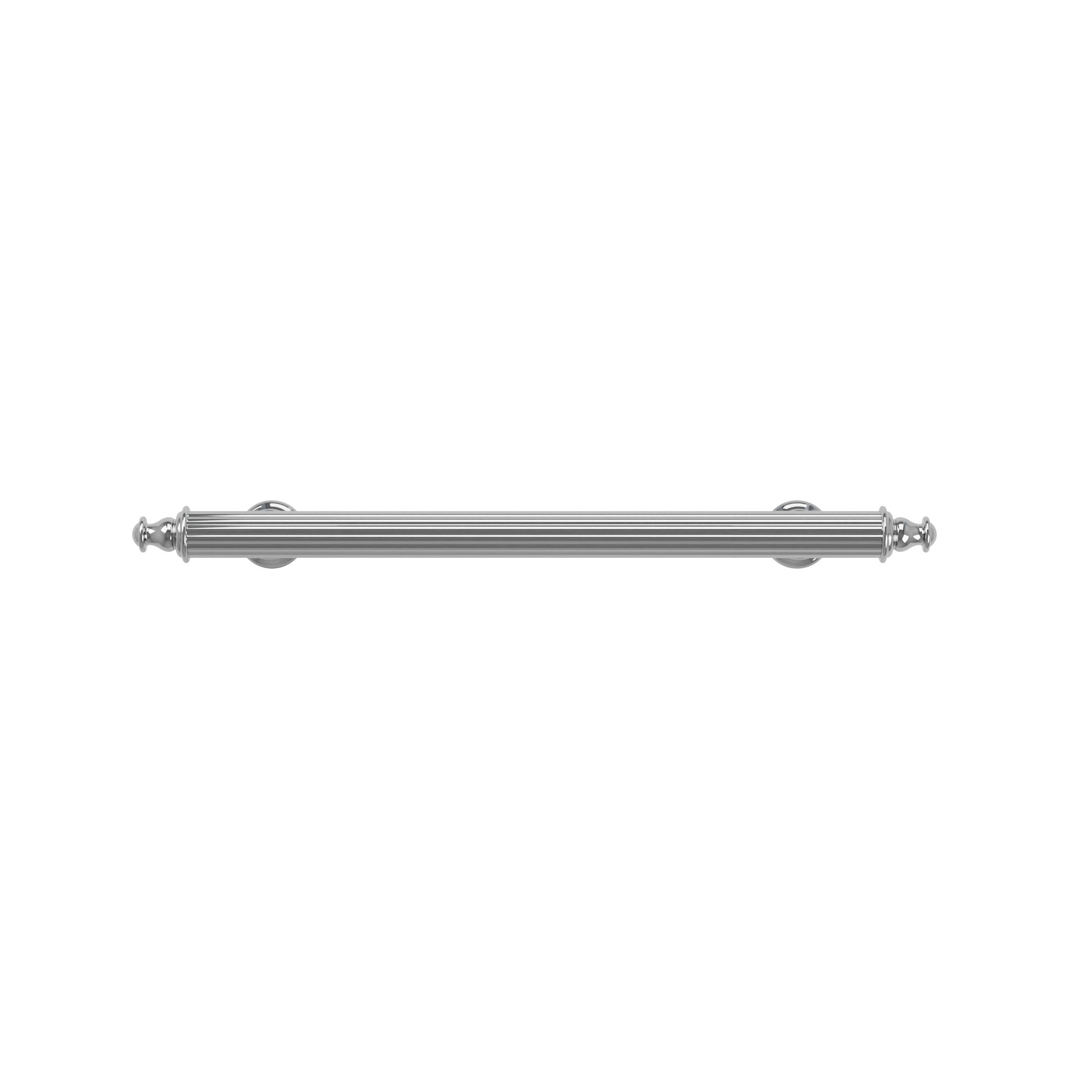 Poignée pour meubles en zamac Entraxe 160mm Polish chrome - Gris / argent, Zamak - imagine 2