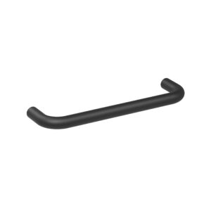 Poignée pour meubles en Acier inox Entraxe 128mm Vernis noir mat – Acier inoxydable