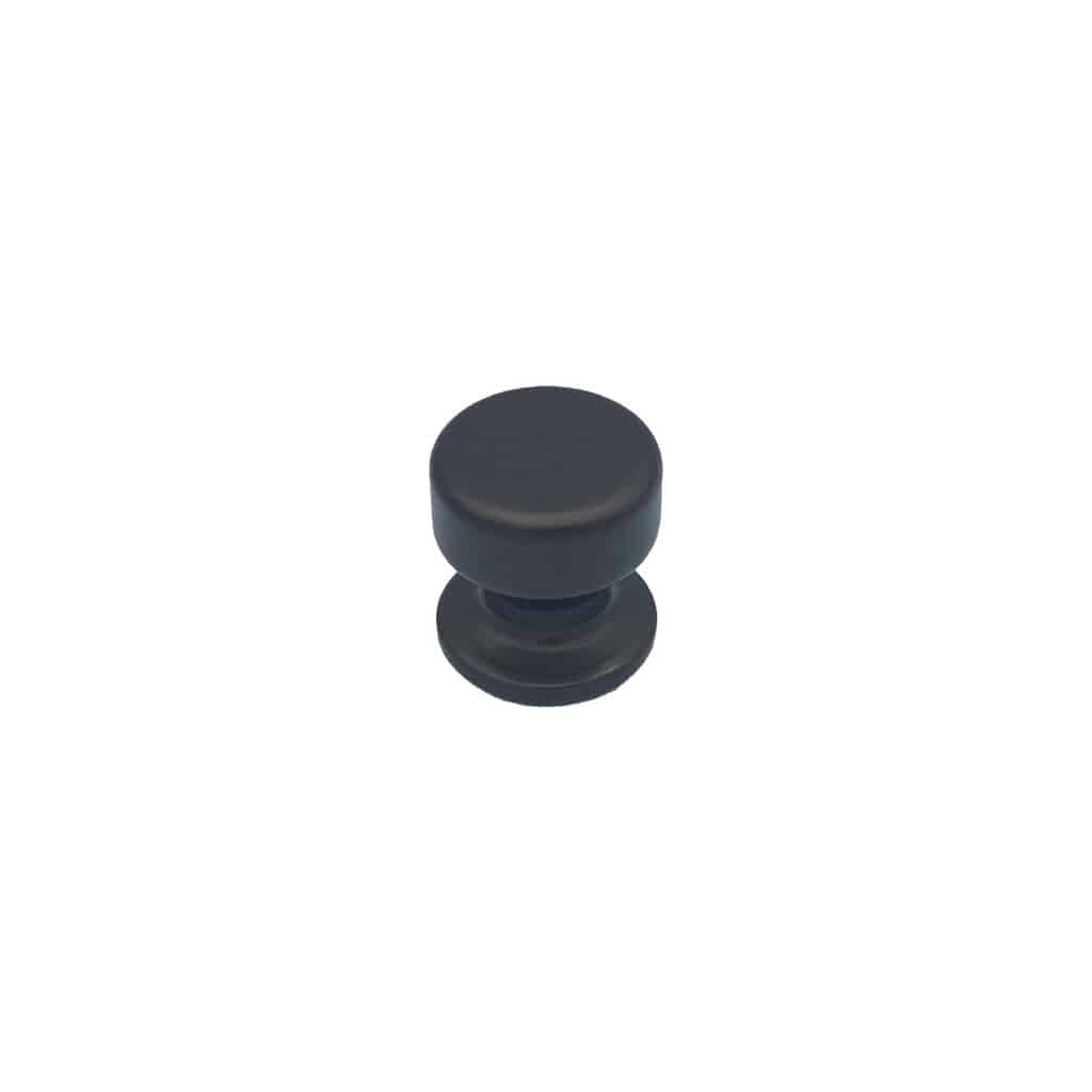 Bouton tirant de porte fixe Ø50 mm en aluminium  Marron foncé - breveté