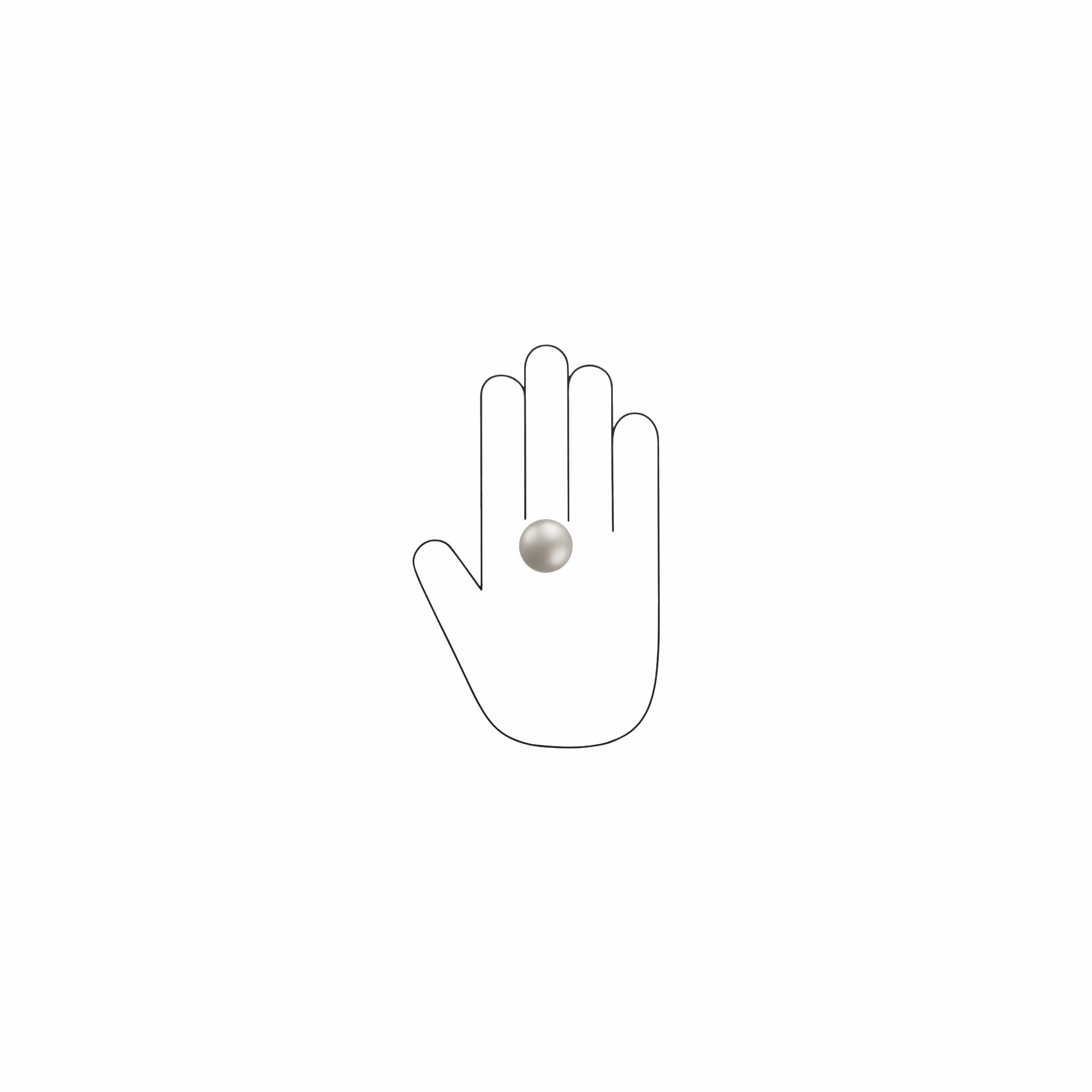 Bouton pour meuble en zamac Diamètre 25mm nickel galvanisé - Gris / argent, Zamak - imagine 4