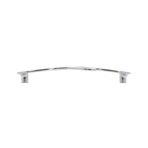 Poignée pour meubles en zamac  Entraxe 128  chrome poli – Image 3
