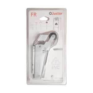 Frein de rétention force 80 N en aluminium anodisé argent, pour porte jusqu’à 80 KG. - Imagen 5