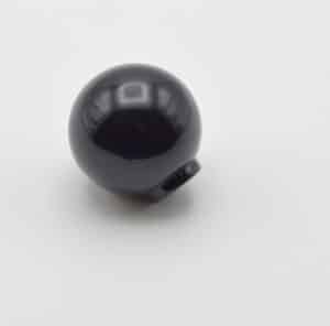 Bouton de meuble en résine polidur Haute resistance D 34 mm Noir - Image 2