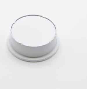 Poignée cuvette ronde de meuble en zamac  D 40 mm BLANC Lot de 10 - Imagen 3