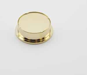 Poignée cuvette ronde de meuble en zamac  D 40 mm DORÉ Lot de 6 – Image 3
