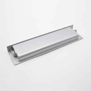 Poignée cuvette rectangulaire de meuble en zamac 180x45 mm ALUMINUMLot de 4 - Image 4