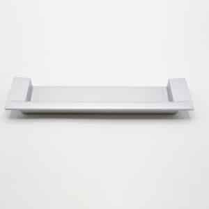 Poignée cuvette rectangulaire de meuble en zamac 180x45 mm ALUMINUMLot de 4 - Image 2