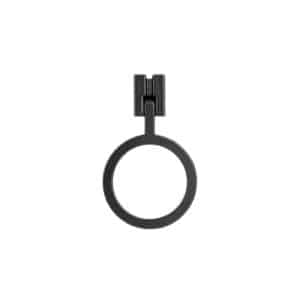Poignée pour meubles en zamac L 45 mm Vernis noir mat Lot de 25 - Imagen 2