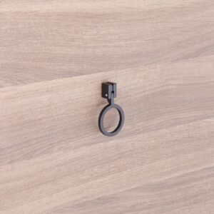 Poignée pour meubles en zamac L 45 mm Vernis noir mat Lot de 25 - Imagen 5