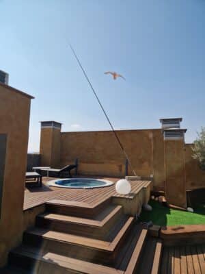 Epouvantail anti-oiseaux, actif, professionnel, Faucon 68x33x4 cm de rechange - Imagen 5