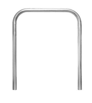 Support vélos tubulaire sans barre tansversale fixation a sceller