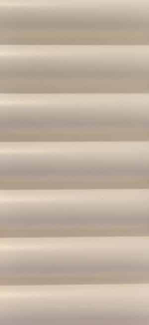Panneau mural 3D en MDF massif Blanc antique satiné de 2760 mm X 750 mm SMOOTH WAVY  – Image 2