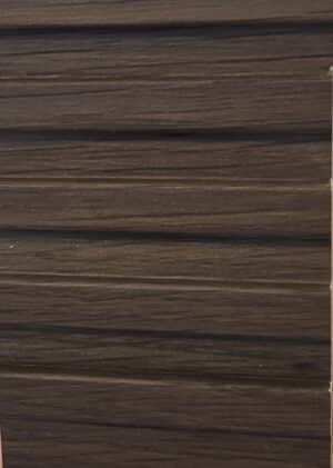 Panneau mural 3D en MDF massif Chene Foncé satiné de 2760 mm X 495 mm MICRO WAVY  – Image 2