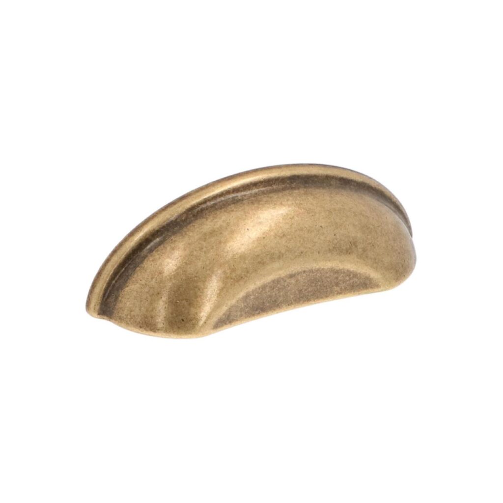 Poignée pour meubles en zamac Entraxe 64mm Florence antique Lot de 25 - Marron, Zamak