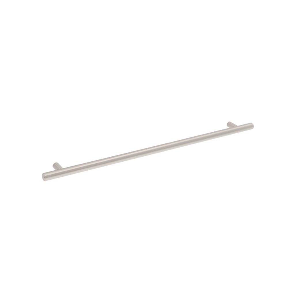 Poignée pour meubles en Acier Entraxe 320mm finition Nichel satiné Lot de 25 - Gris / argent, Acier inoxydable
