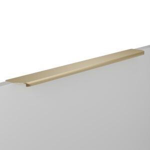 Poignée pour meubles en zamac Entraxe 160mm finition Laiton Galver – Jaune / doré, Zamak