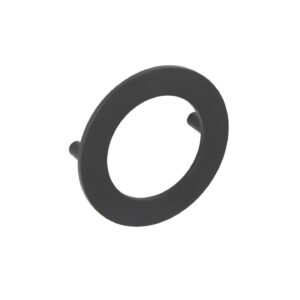 Poignée pour meubles en zamac Entraxe 80mm Vernis noir mat - Zamak