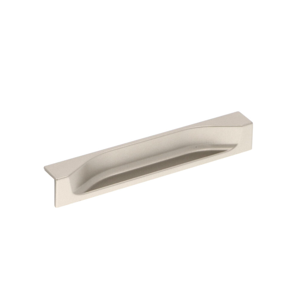 Poignée encastrées en zamac Entraxe 64mm Alucover platine - Gris / argent, Zamak