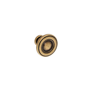 Bouton pour meubles en zamac Diamètre 31mm Florence antique – Marron, Zamak
