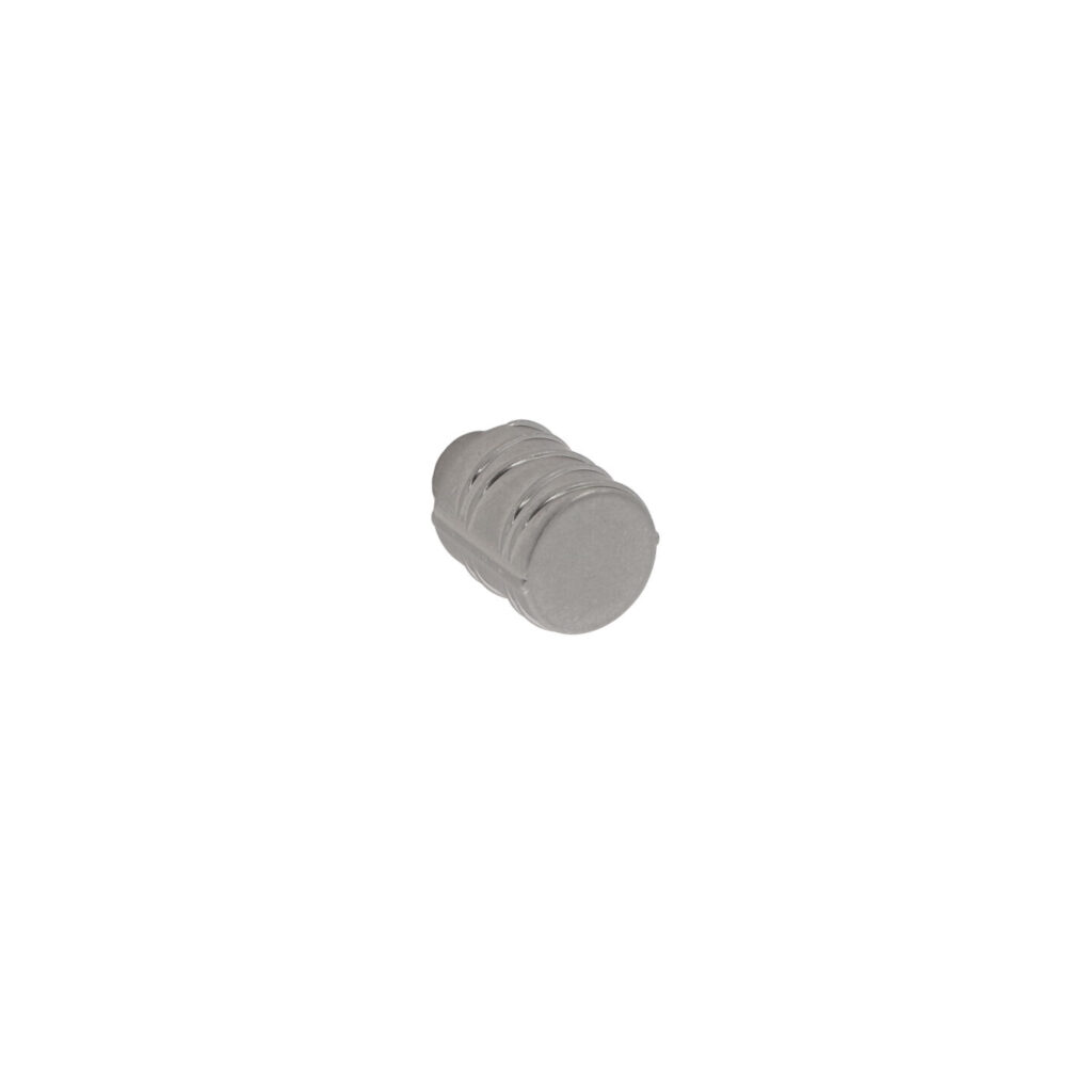 Bouton pour meubles en zamac Diamètre 17mm Nickel millésimé - Gris / argent, Zamak