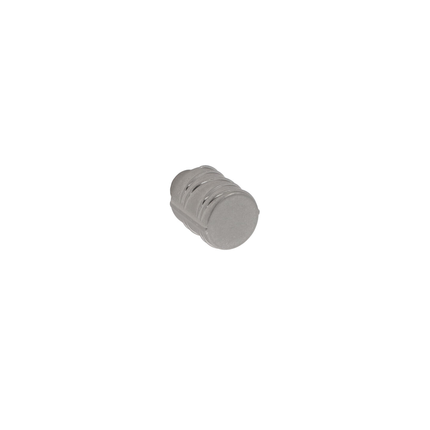 Bouton pour meubles en zamac Diamètre 17mm Nickel millésimé - Gris / argent, Zamak