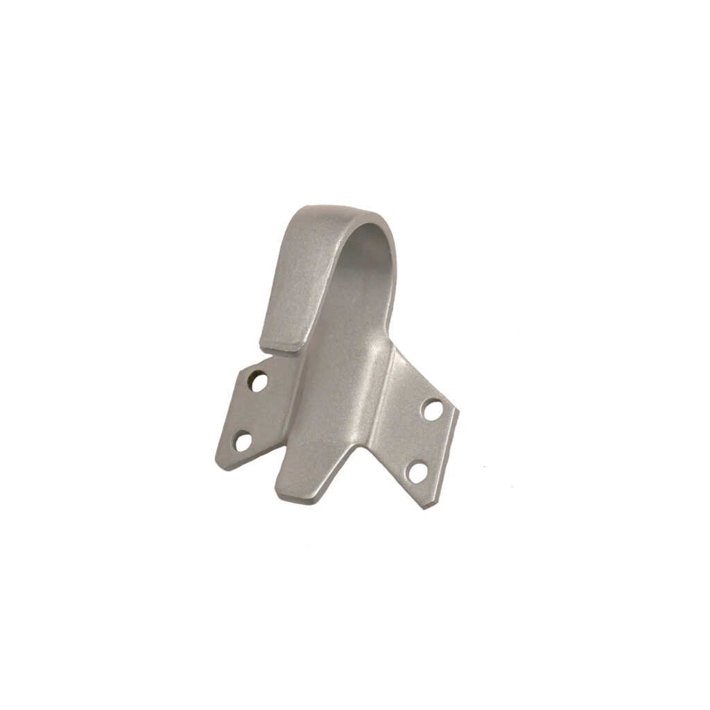 Crochet plat Aluminium Argent - Gris / argent