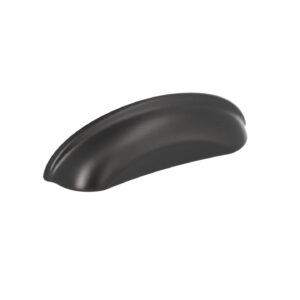 Poignée pour meubles en zamac Entraxe 96mm Vernis noir mat - Zamak