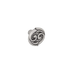 Bouton pour meubles en zamac Diamètre 31mm x 20 Florence antique Lot de 25 – Marron, Zamak