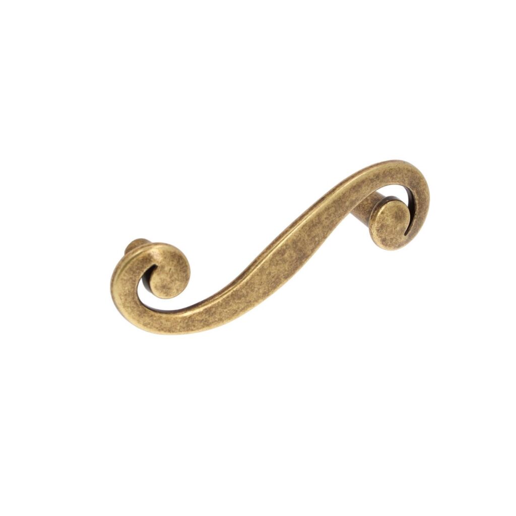 Poignée pour meubles en zamac Entraxe 64mm Florence antique Lot de 6 - Marron, Zamak