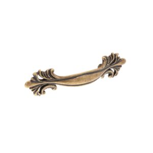 Poignée pour meubles en zamac Entraxe 64mm Florence antique Lot de 6 – Marron, Zamak