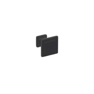 Bouton pour meubles en zamac Diamètre 24mm x 24 Vernis noir mat - Zamak